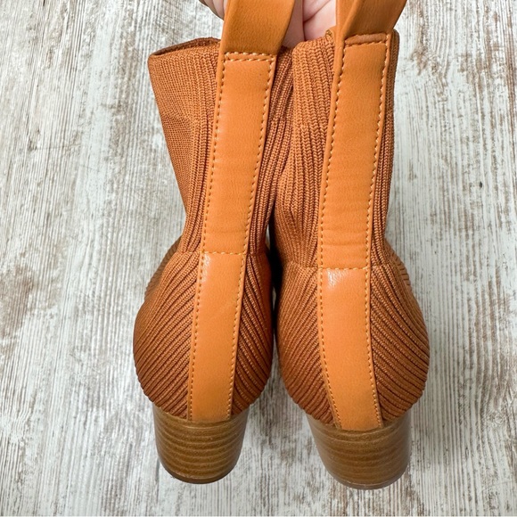 Joie x REVOLVE Neely Knit Block Heel Bootie in Toffee | 8.5 - Picture 6 of 8